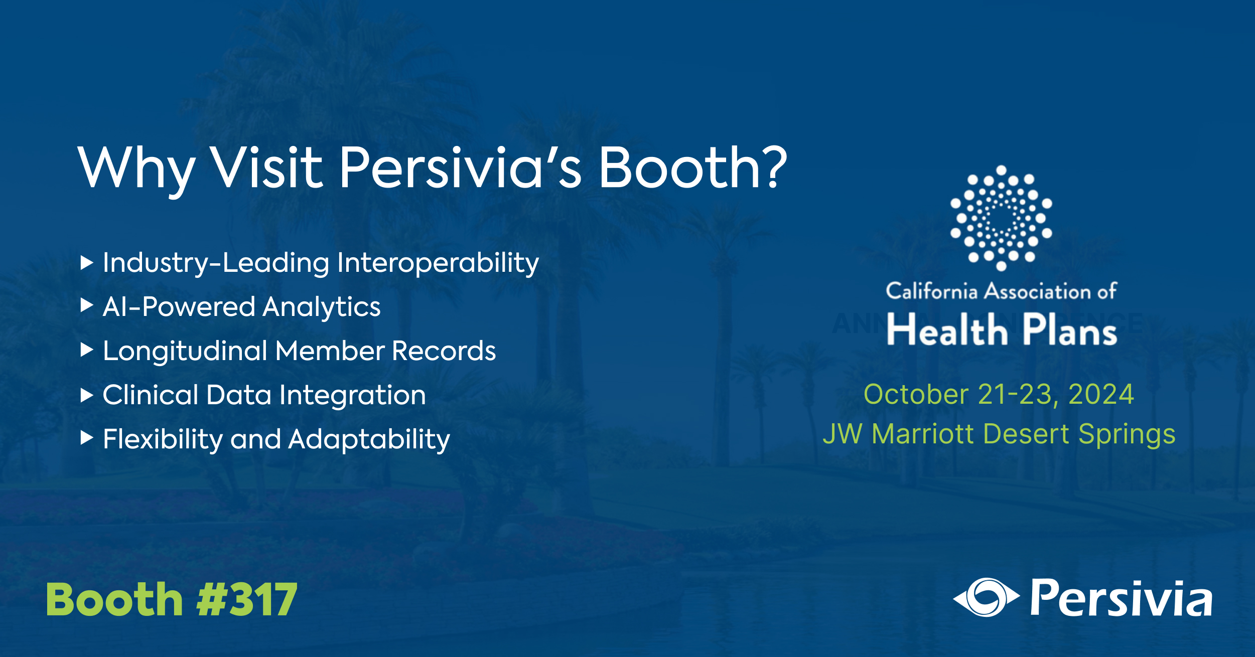 Visit Persivia at the 2024 CAHP Annual Conference!