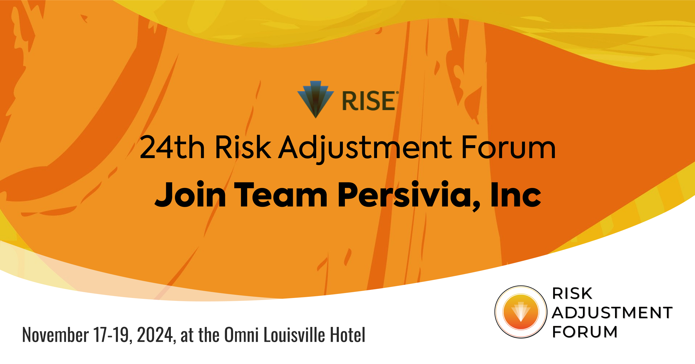 Meet Team Persivia at the 24th Risk Adjustment Forum