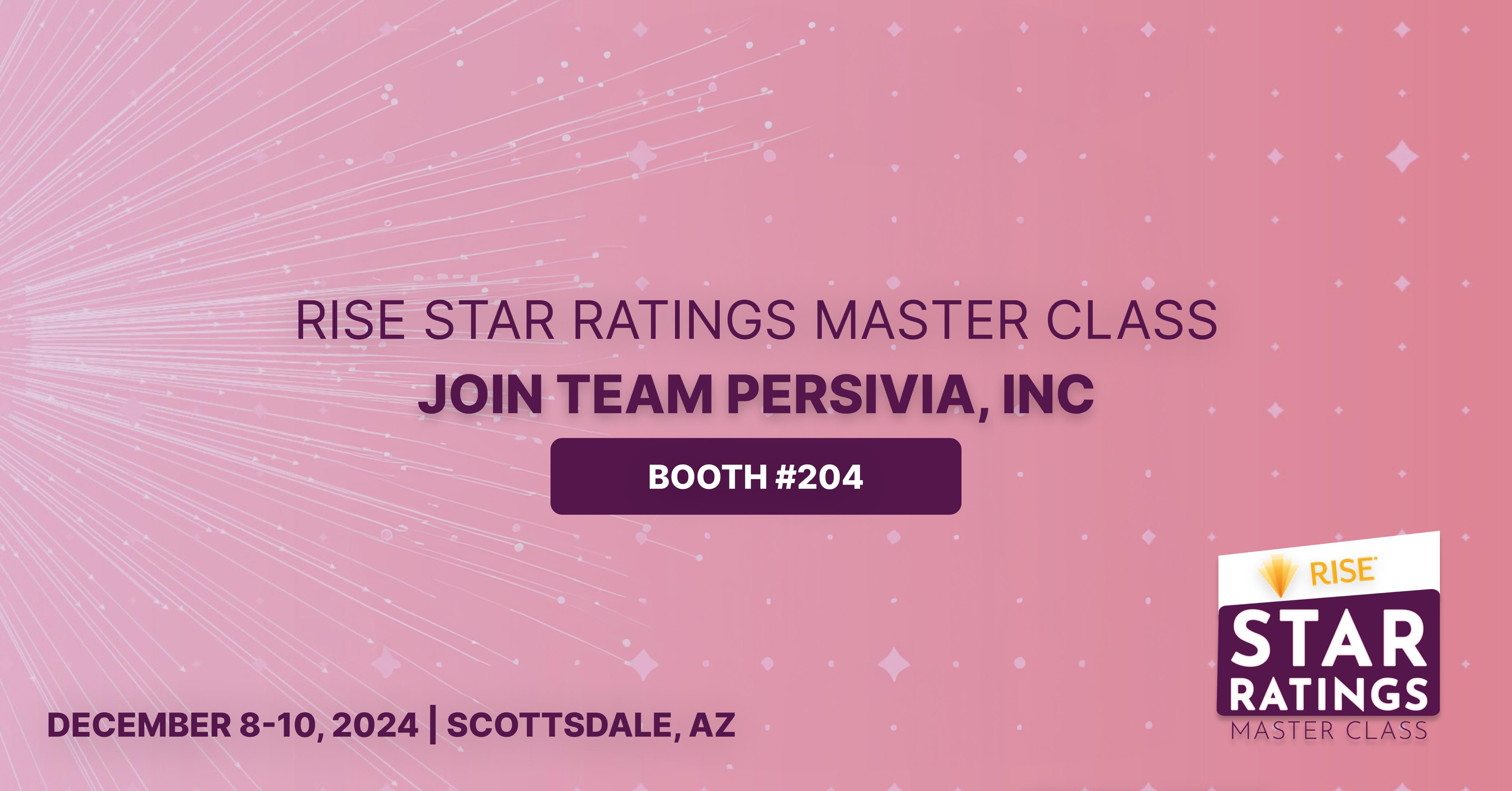 Persivia to Showcase Cutting-Edge Digital Health Platform at the 15th Annual RISE Star Ratings Master Class