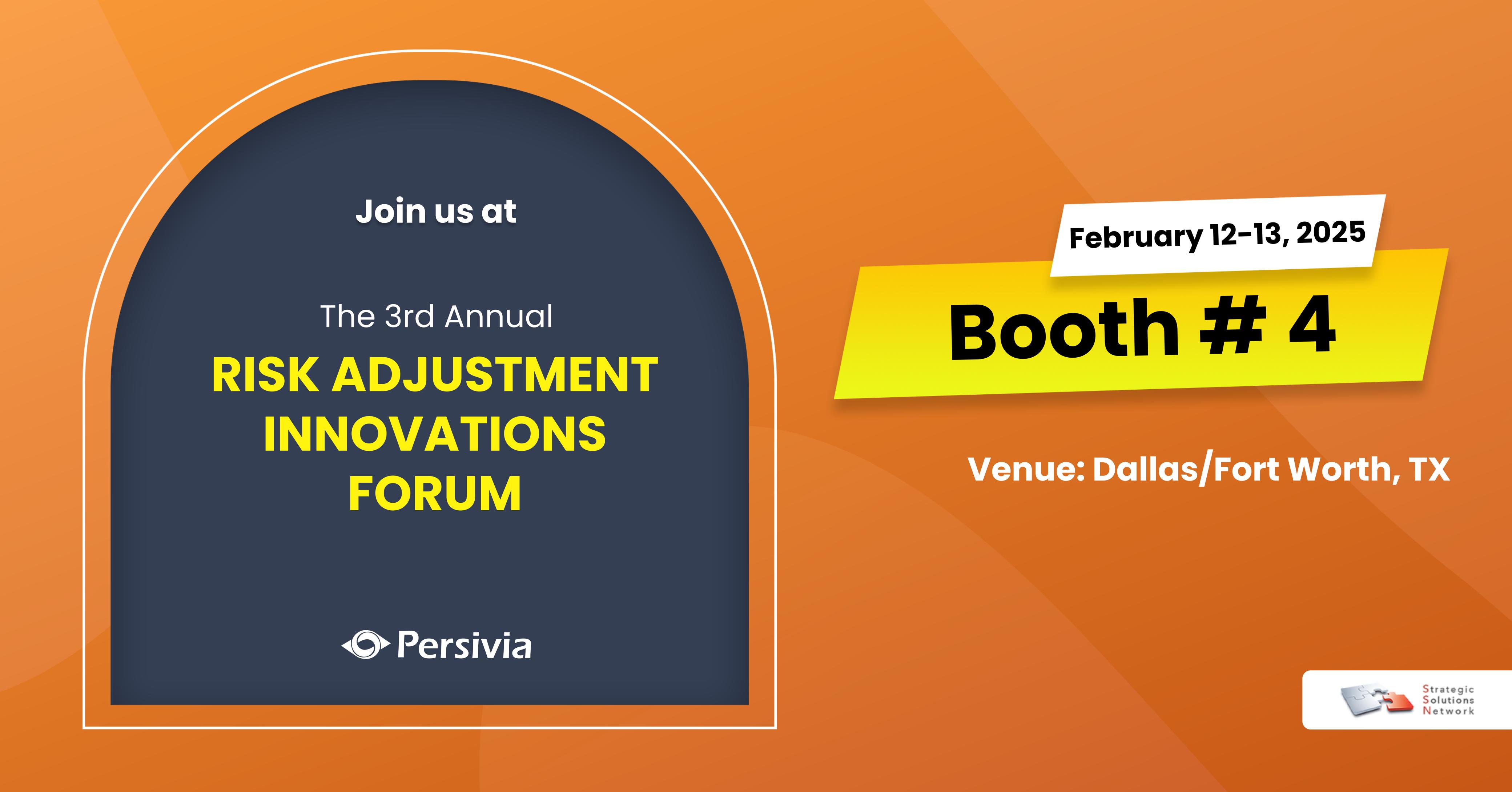 Persivia at the 3rd Annual Risk Adjustment Innovations Forum